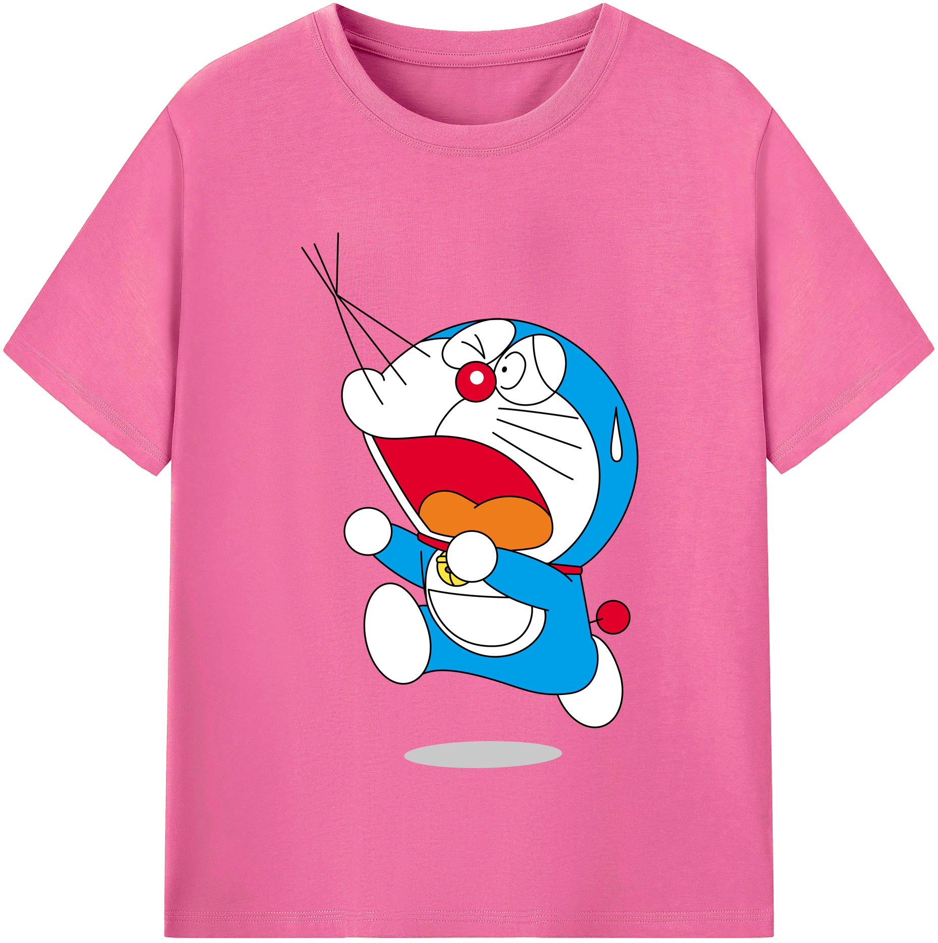 （画像用） ドラえもん Doraemon レディースカジュアルプリントTシャツ（綿100％）
